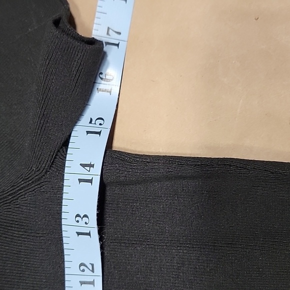 Willi Smith Size S Black Square Neckline Silk Blend Top, NEW with Tag - Picture 7 of 10